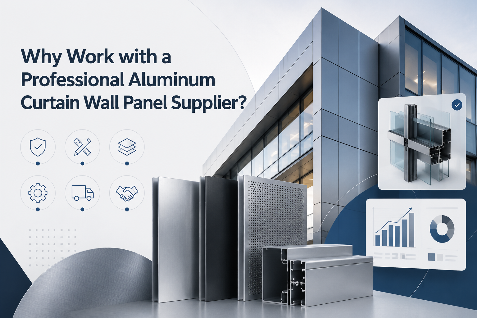 Aluminum Curtain Wall Panels: Material Options, Performance, and Buying Tips, Why Work with a Professional Aluminum Curtain Wall Panel Supplier?, aluminum curtain wall panels, illustration 7