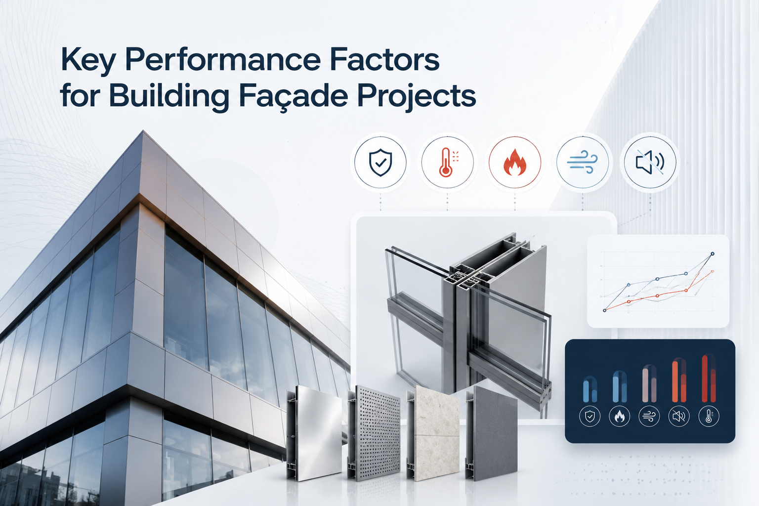 Aluminum Curtain Wall Panels: Material Options, Performance, and Buying Tips, Key Performance Factors for Building Façade Projects, aluminum curtain wall panels, illustration 4