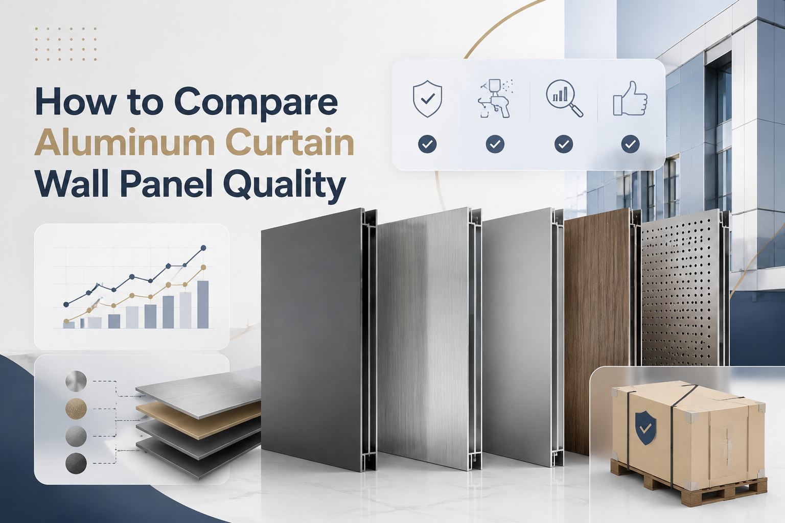 Aluminum Curtain Wall Panels: Material Options, Performance, and Buying Tips, How to Compare Aluminum Curtain Wall Panel Quality, aluminum curtain wall panels, illustration 5