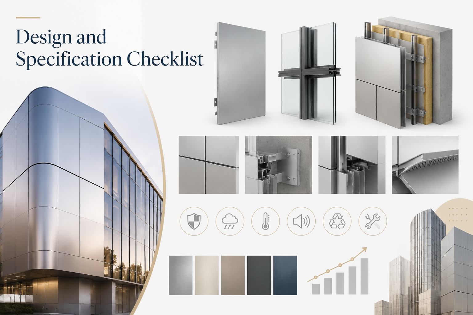 Aluminum Facade Cladding 101: Benefits, Types, and Installation Methods, Design and Specification Checklist, Aluminum Facade Cladding, illustration 6