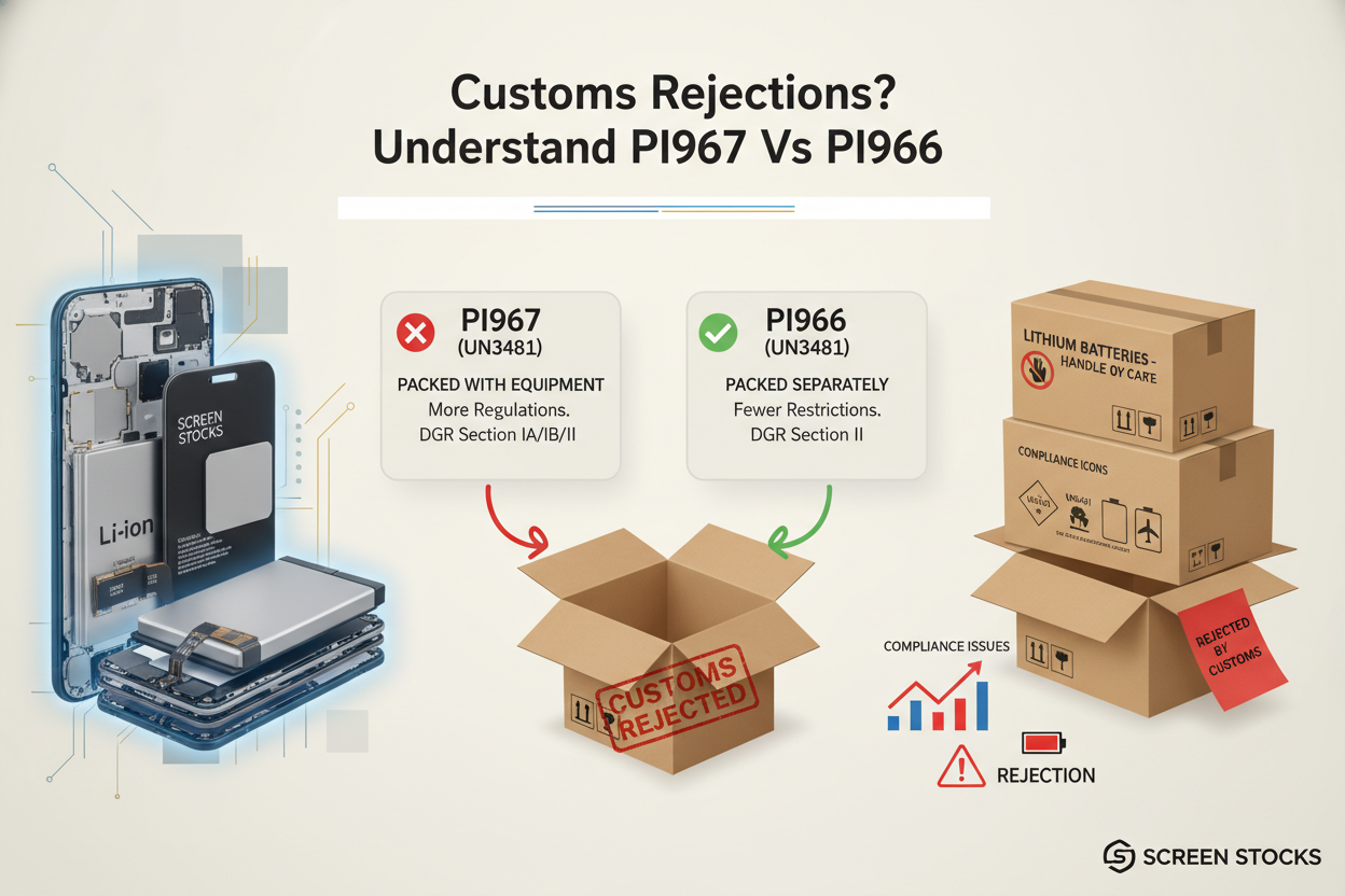PI967 与 PI966 说明:您的电池货运应采用哪种包装指令?海关拒绝?了解 PI967 与 PI966,PI967 与 PI966 规则,插图3