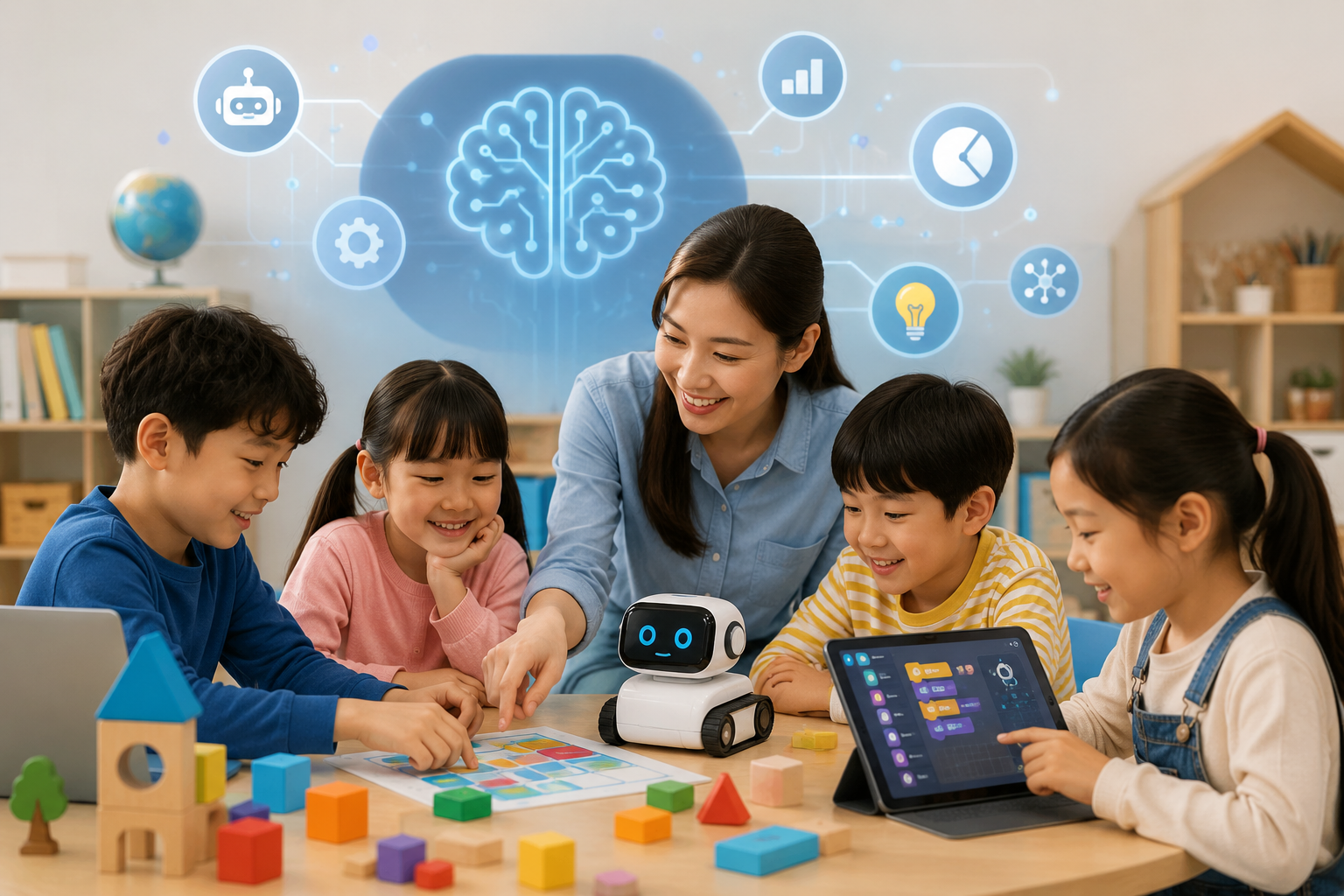 Phương pháp giảng dạy AI cho trẻ em
Phương pháp học qua chơi