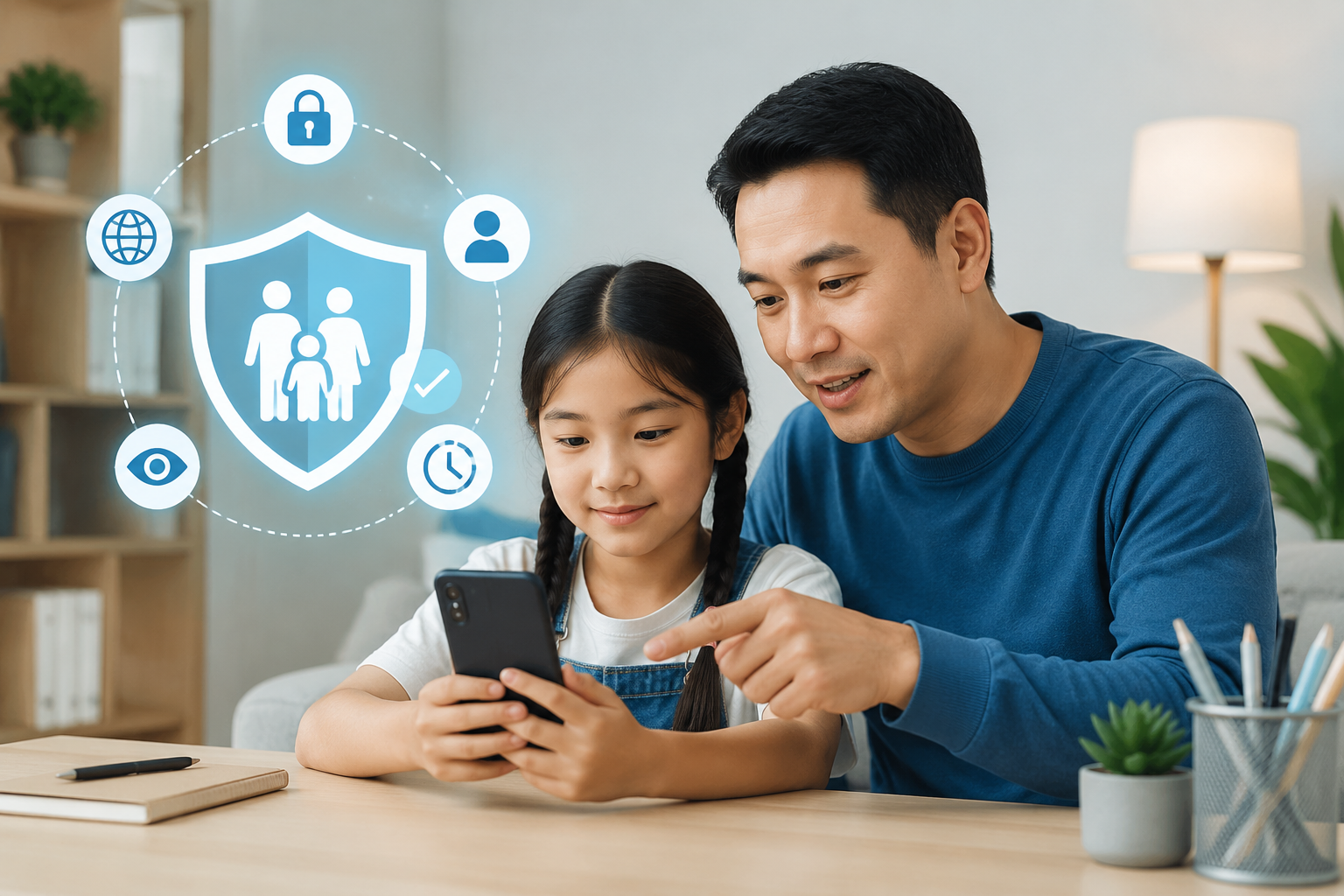 Dạy con sử dụng điện thoại an toàn: Bí quyết cha mẹ cần biết