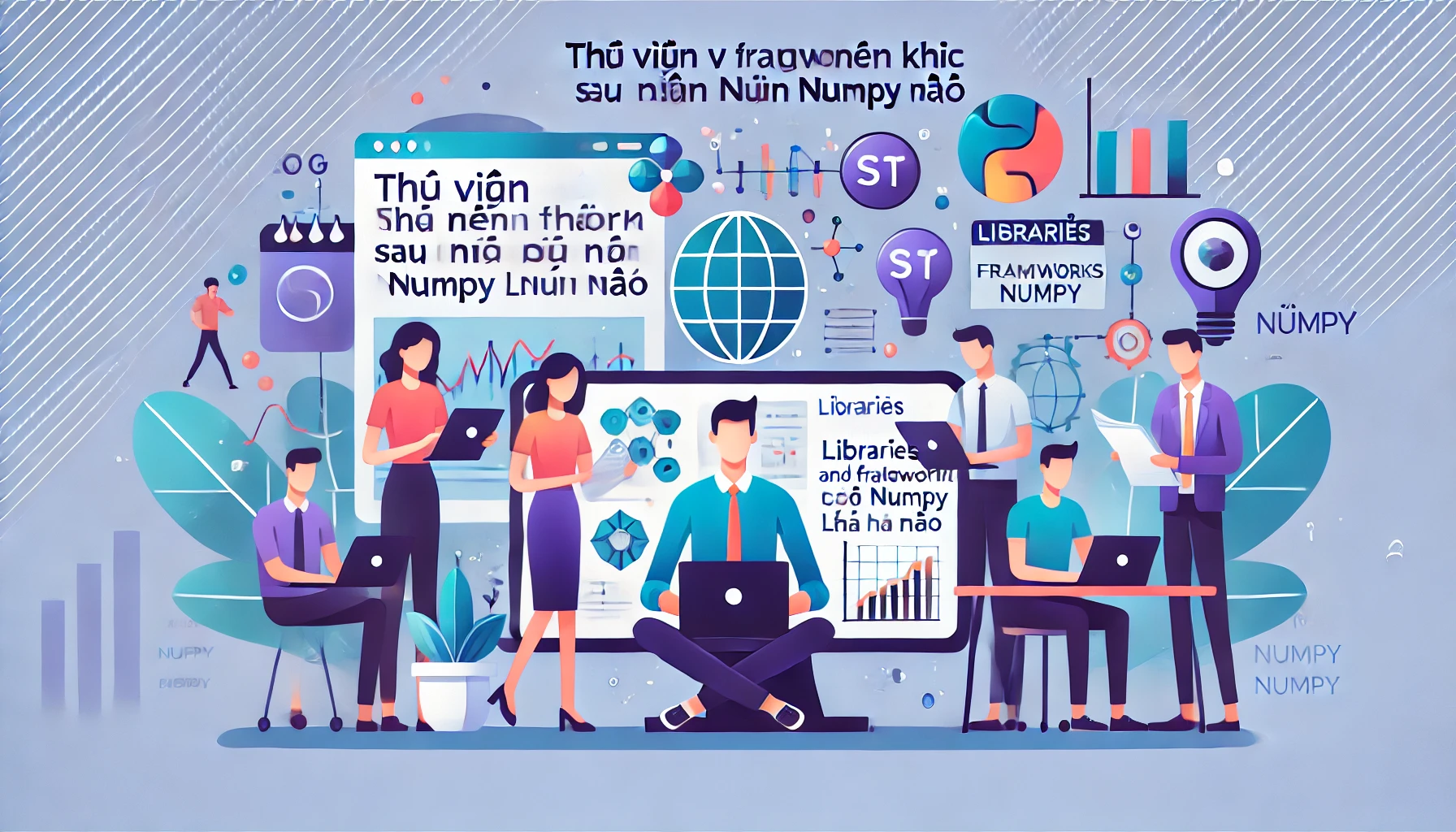 Thư viện và framework nên học sau khi nắm cơ bản
NumPy là th