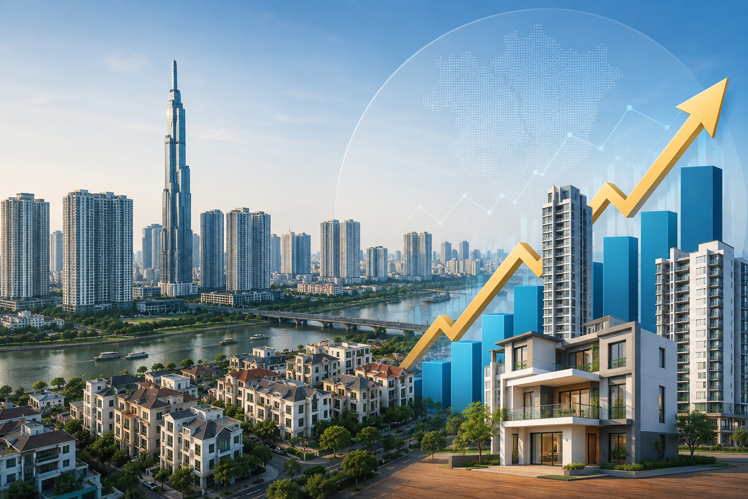 Giá nhà đất TP HCM 2027 dự báo duy trì mức cao, khó có biến động giảm mạnh