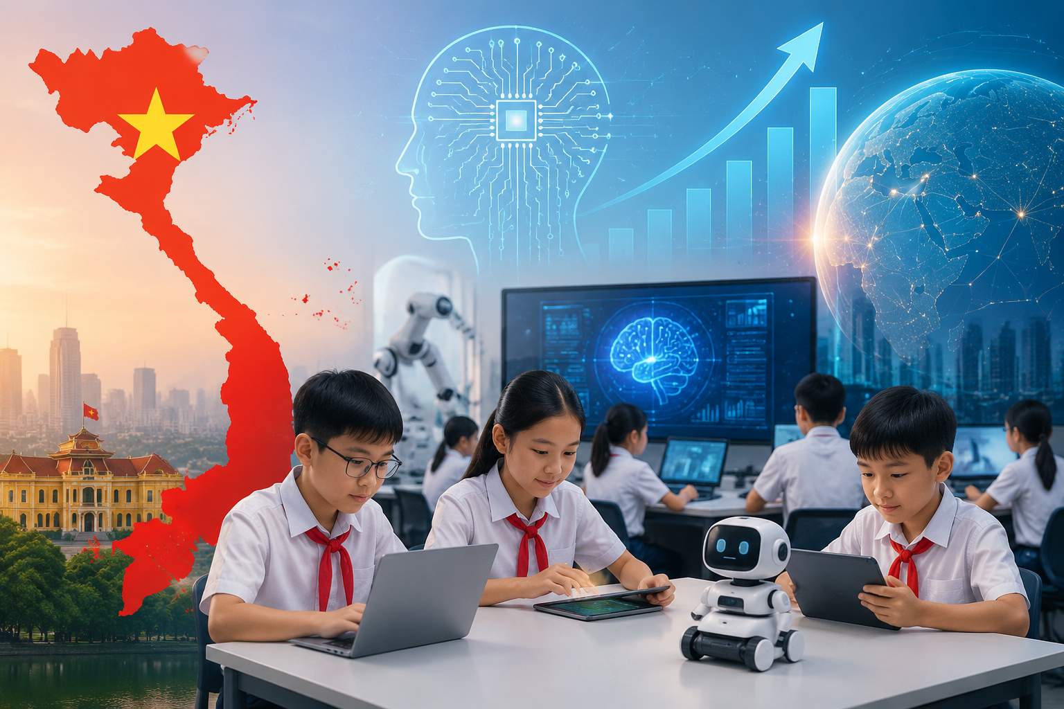 Vietnam to build 1,000 AI learning labs in schools by 2027, backed by $78M investment