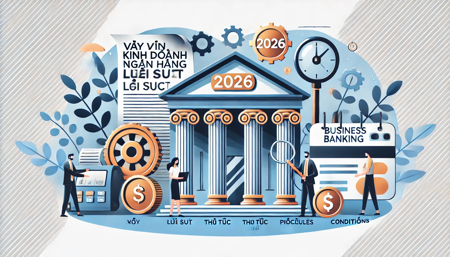 Vay vốn kinh doanh ngân hàng 2026: Lãi suất, thủ tục và điều kiện mới nhất